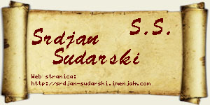 Srđan Sudarski vizit kartica
